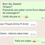 Uma boa massagem sempre deixa um gostinho de quero mais!